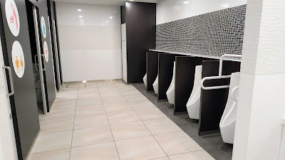 男子トイレの様子。非常にキレイでした。