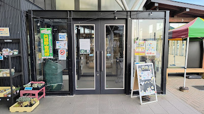 道の駅売店出入り口