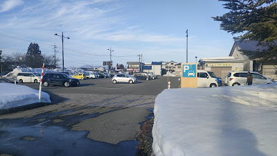 普通車エリア。日中はそこそこ混雑してました。