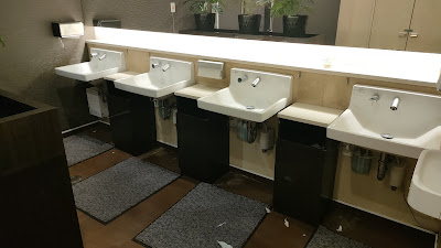 トイレ内には観葉植物なども置かれており、おしゃれな雰囲気。