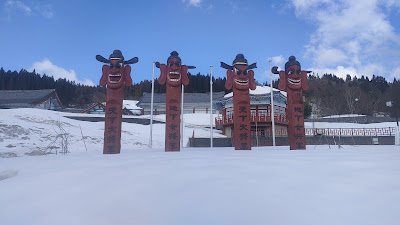 道の駅入り口にあるモニュメント