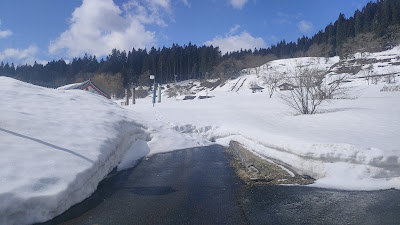 3月訪問時の様子。積雪のため上部の駐車場（第4〜第6）は除雪されておらず、第3駐車場までしか利用できない状態でした。