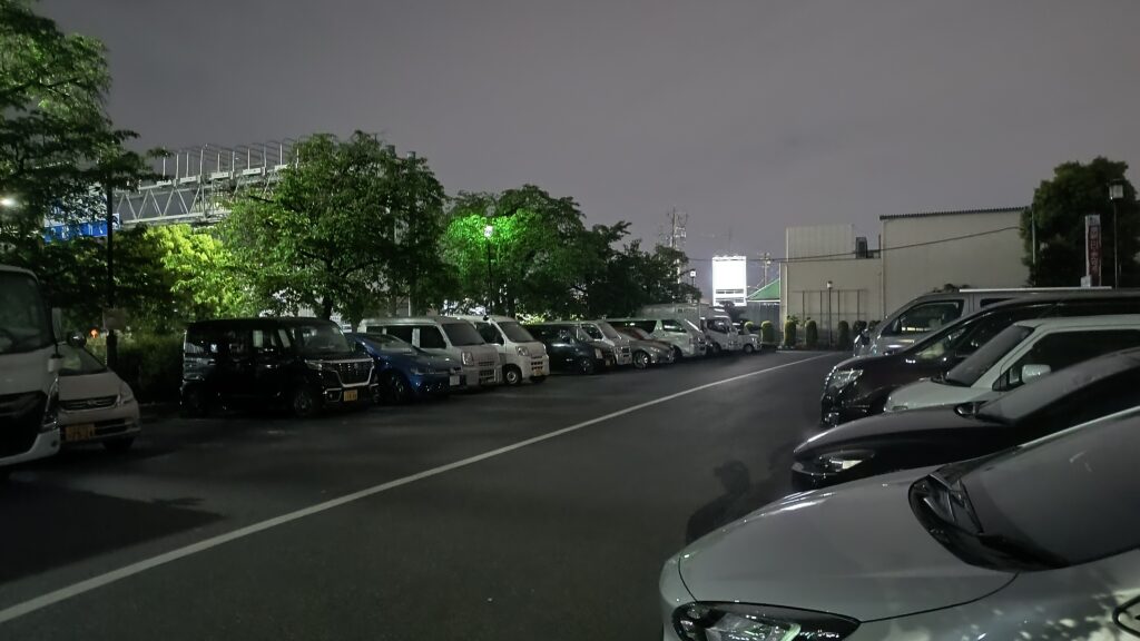 第1駐車場の様子