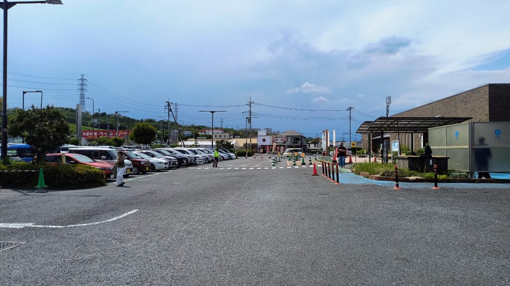第1駐車場の様子