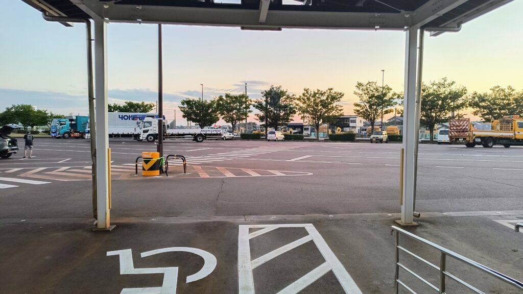 駐車場の様子