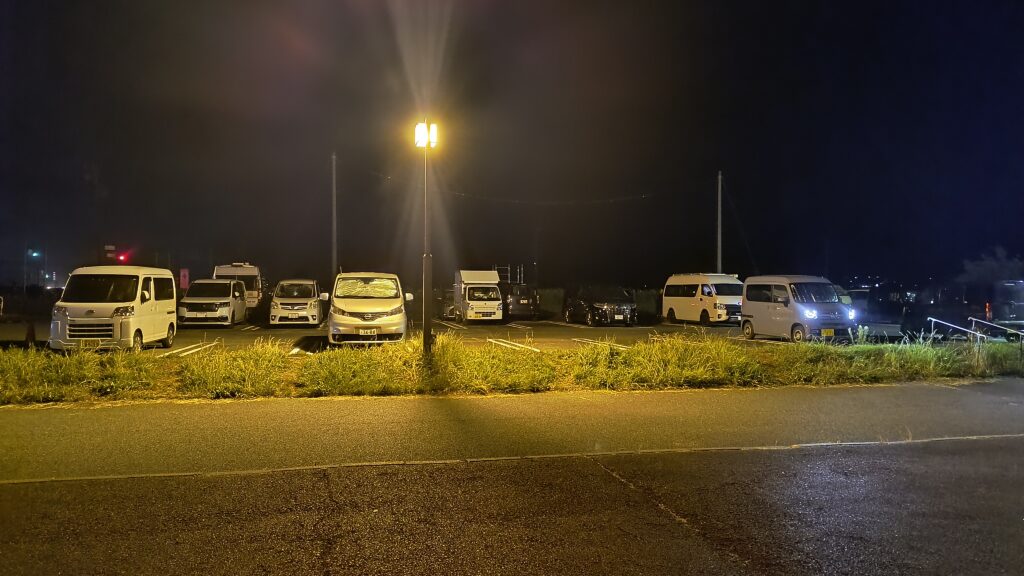 南側の駐車エリア